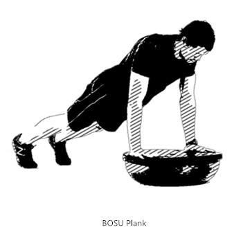 보스 볼과 함께 균형과 안정성을 톤 업
