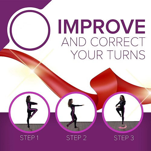 발레 댄스 턴 피 루엣 보드 새로운 서클 디자인 발레 터닝 보드 댄서를위한 터닝 보드