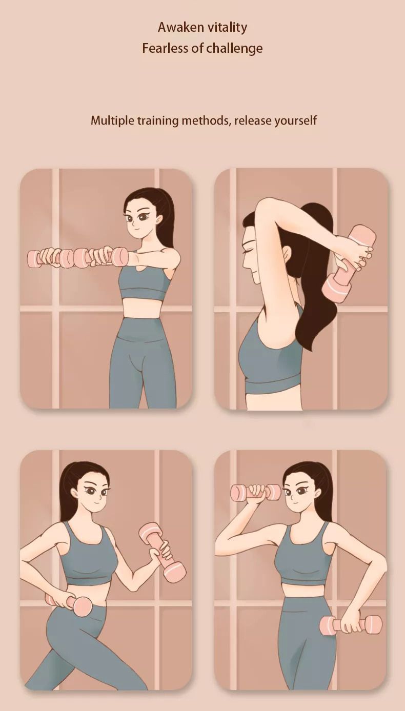 도매 색상 숙녀 조정 가능한 아령