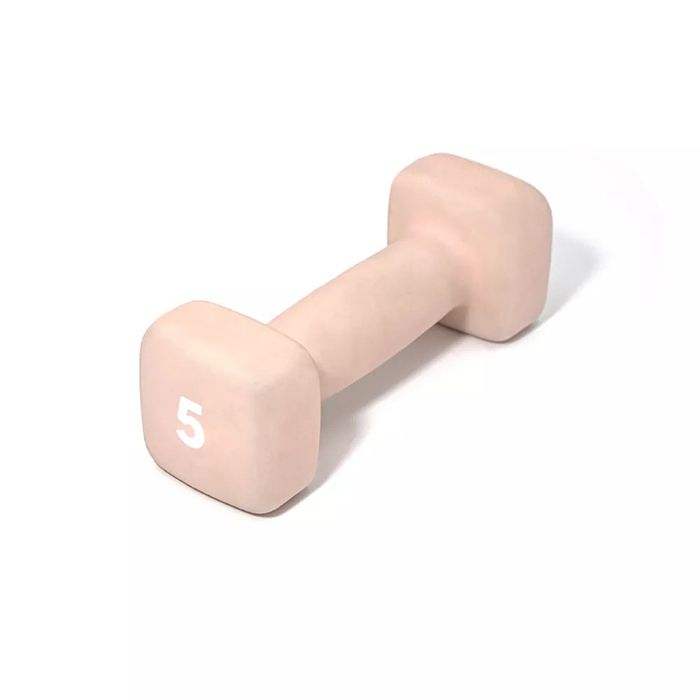 도매 숙녀 컬러 네오프렌 주철 스퀘어 아령