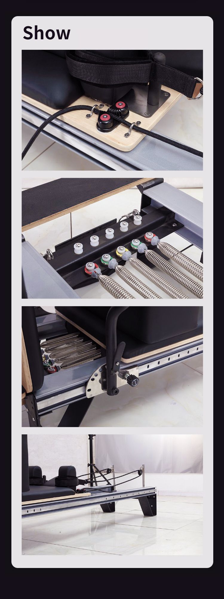 알루미늄 합금 필라테스 코어 침대 알루미늄 합금 필라테스 코어 침대