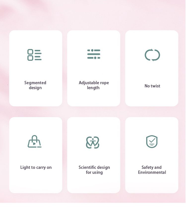 합성 수지 분할 건너 뛰는 로프 합성 수지 분할 건너 뛰는 로프