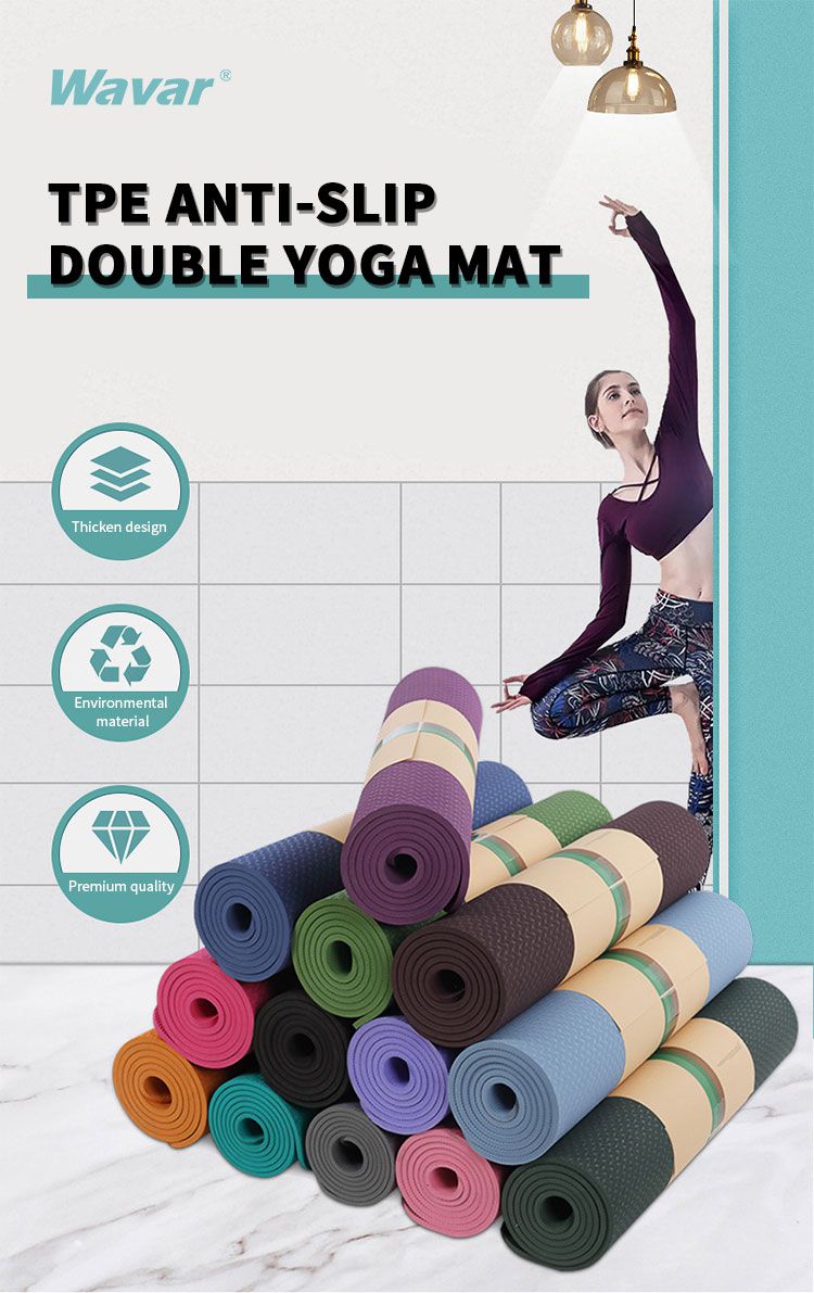 초대형 미끄럼 방지 피트니스 매트