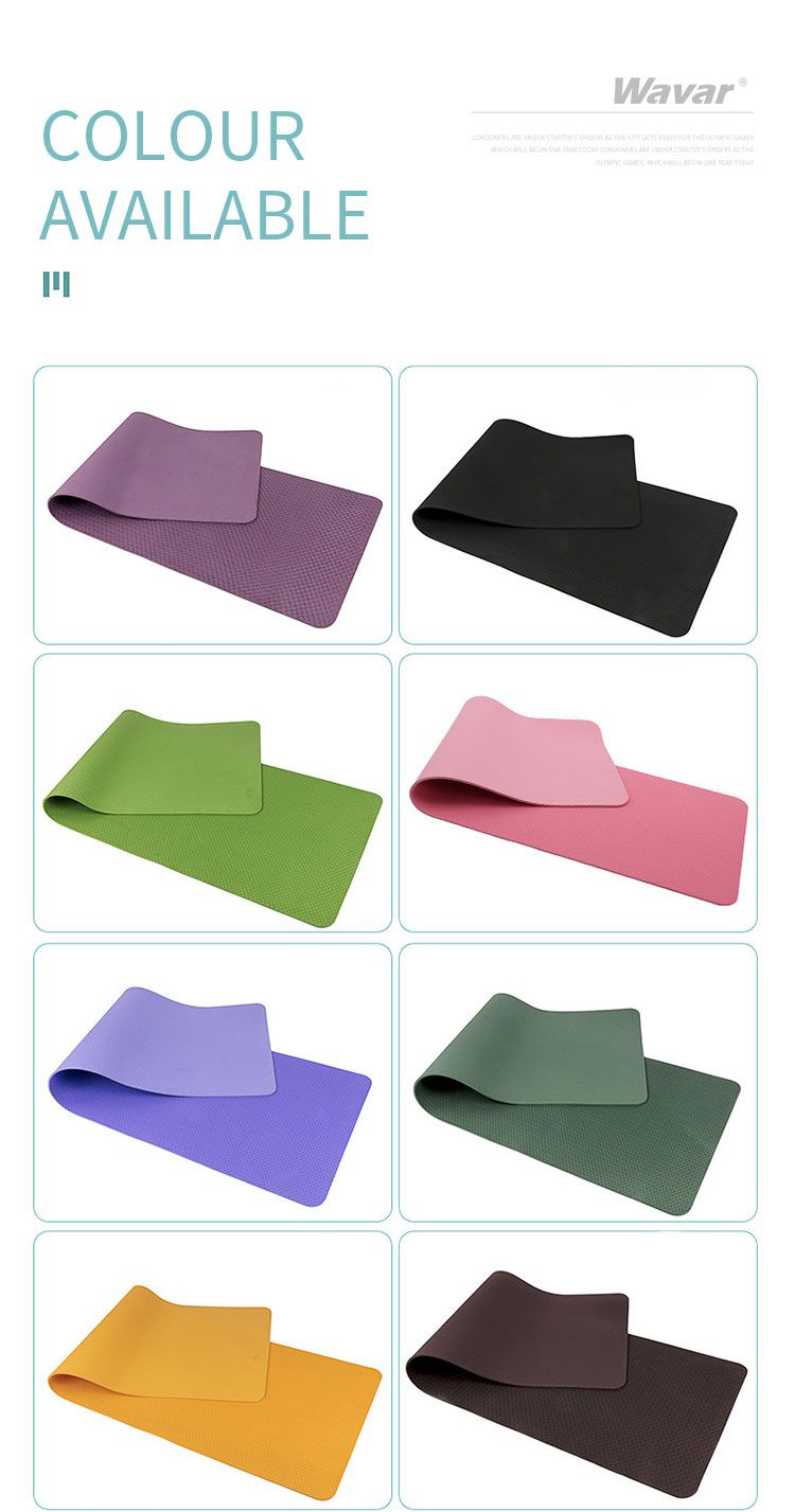 초대형 미끄럼 방지 피트니스 매트