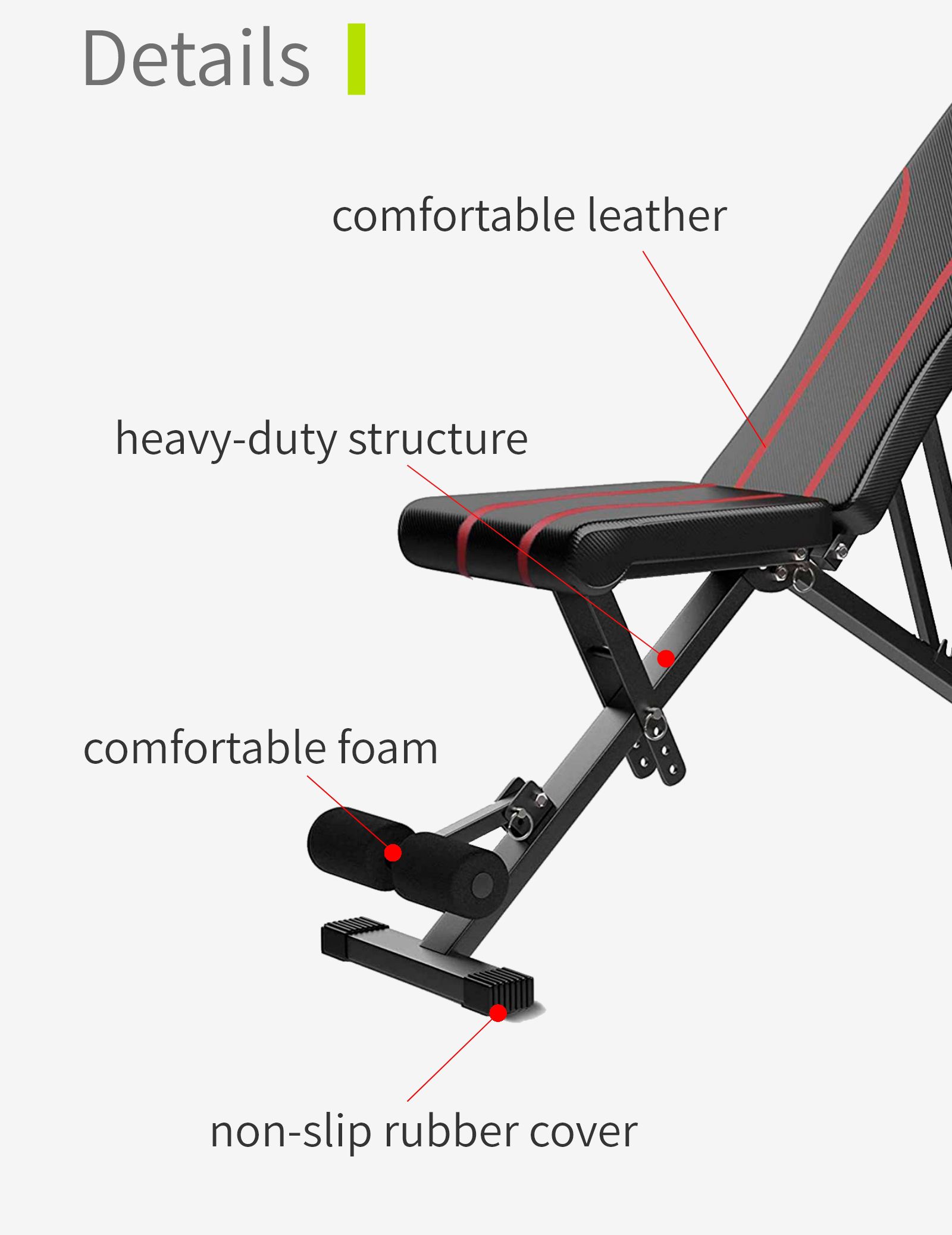 다기능 조정 가능한 로마 의자