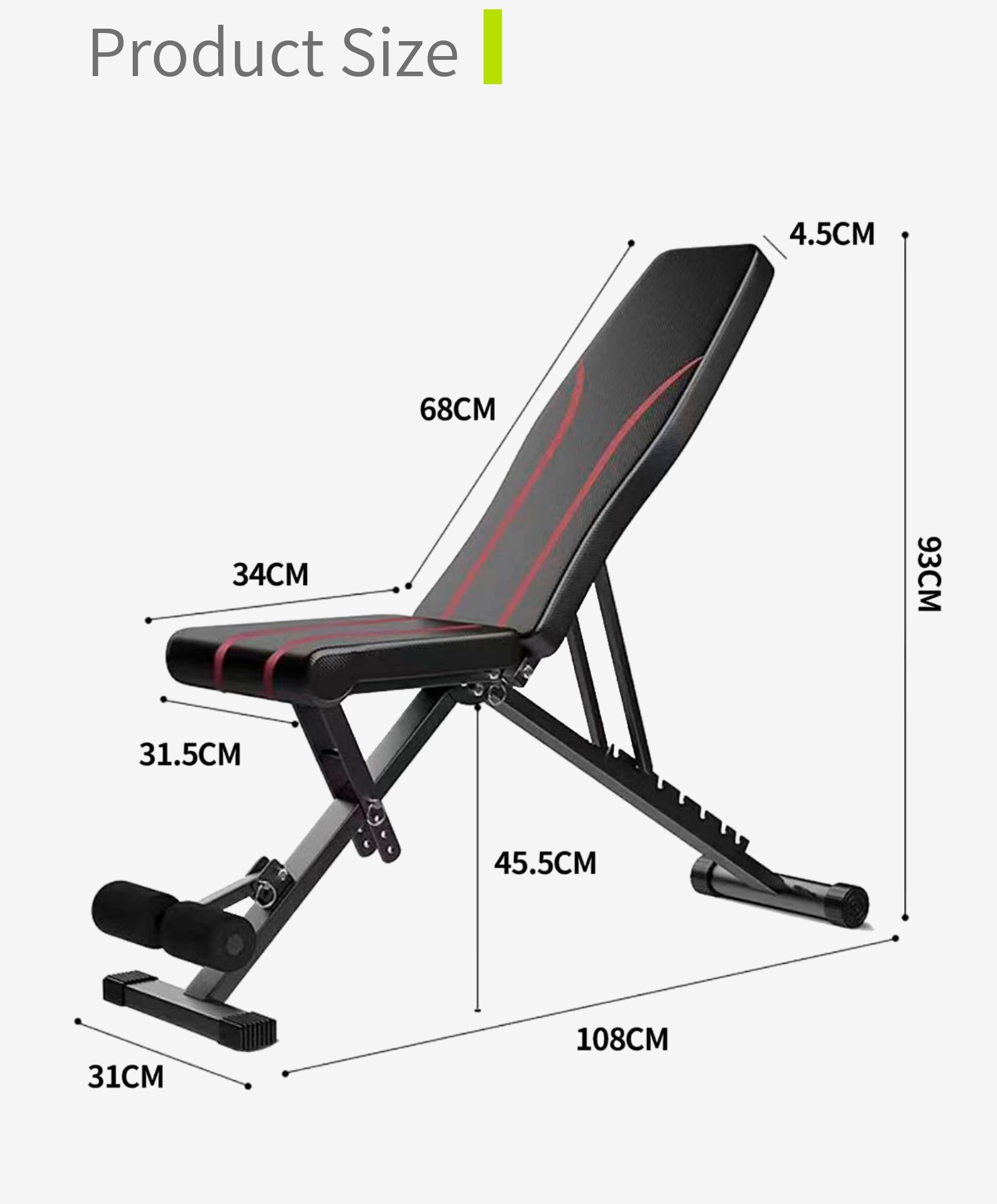 다기능 조정 가능한 로마 의자