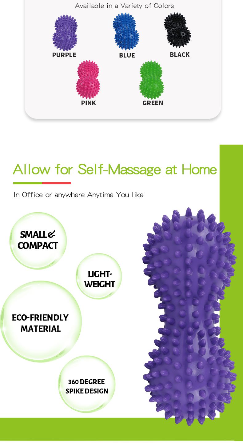 땅콩 뾰족한 모양의 합성 수지 마사지 공 땅콩 뾰족한 모양의 합성 수지 마사지 공