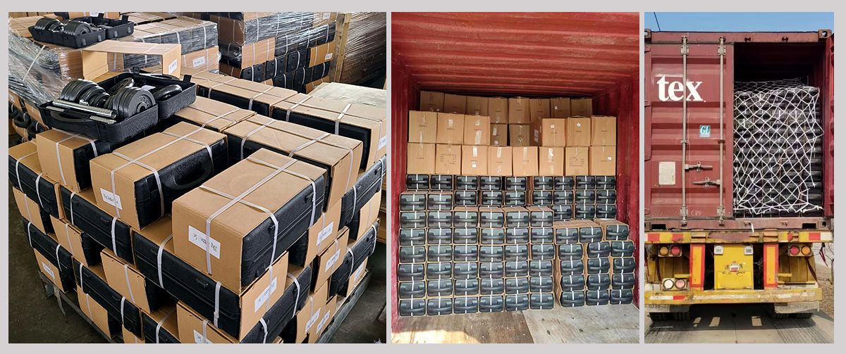 도매 다기능 철 캐스트 페인트 덤벨 바벨 키트