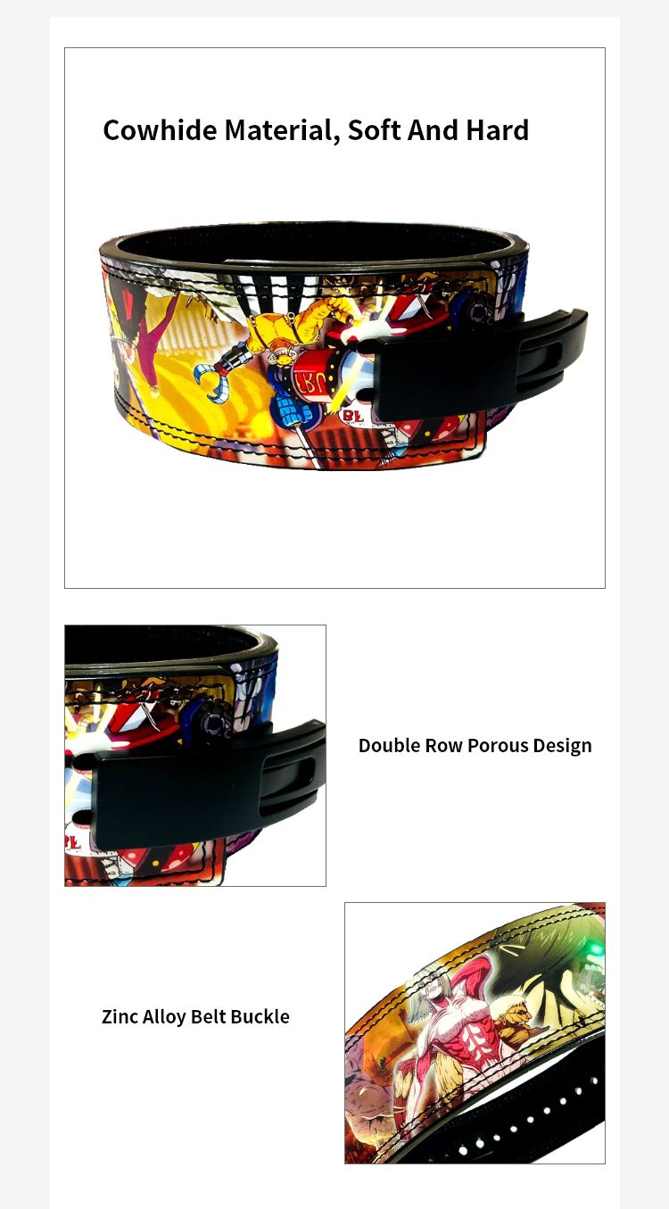 새로운 도착 애니메이션 인쇄 역도 벨트 새로운 도착 애니메이션 인쇄 역도 벨트