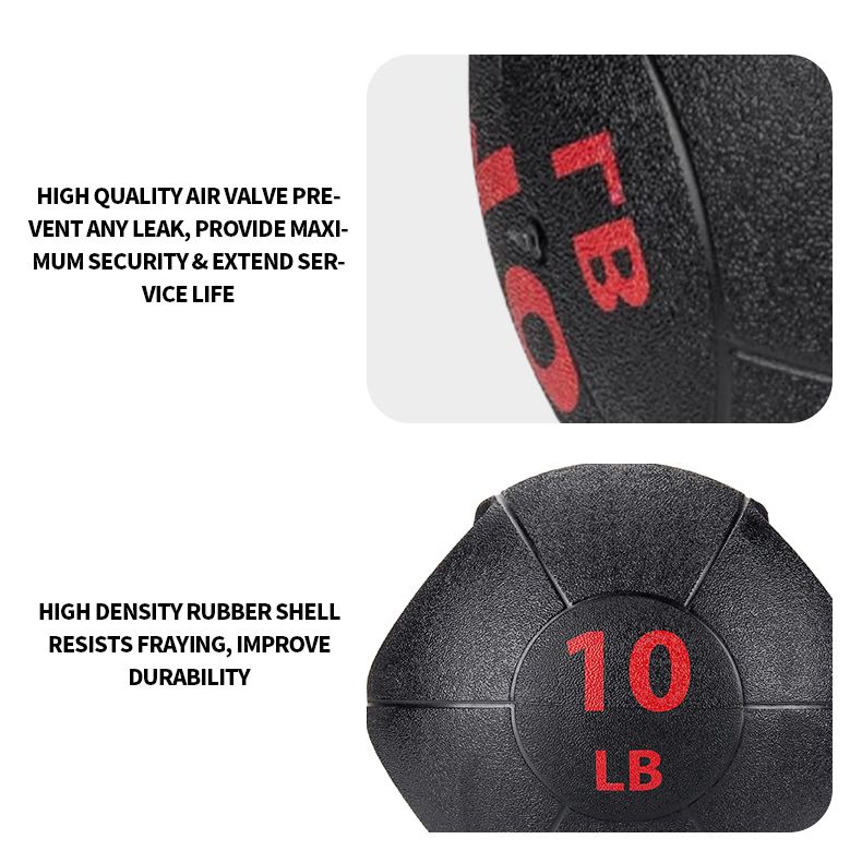 이중 그립을 가진 건장한 고무 약 공