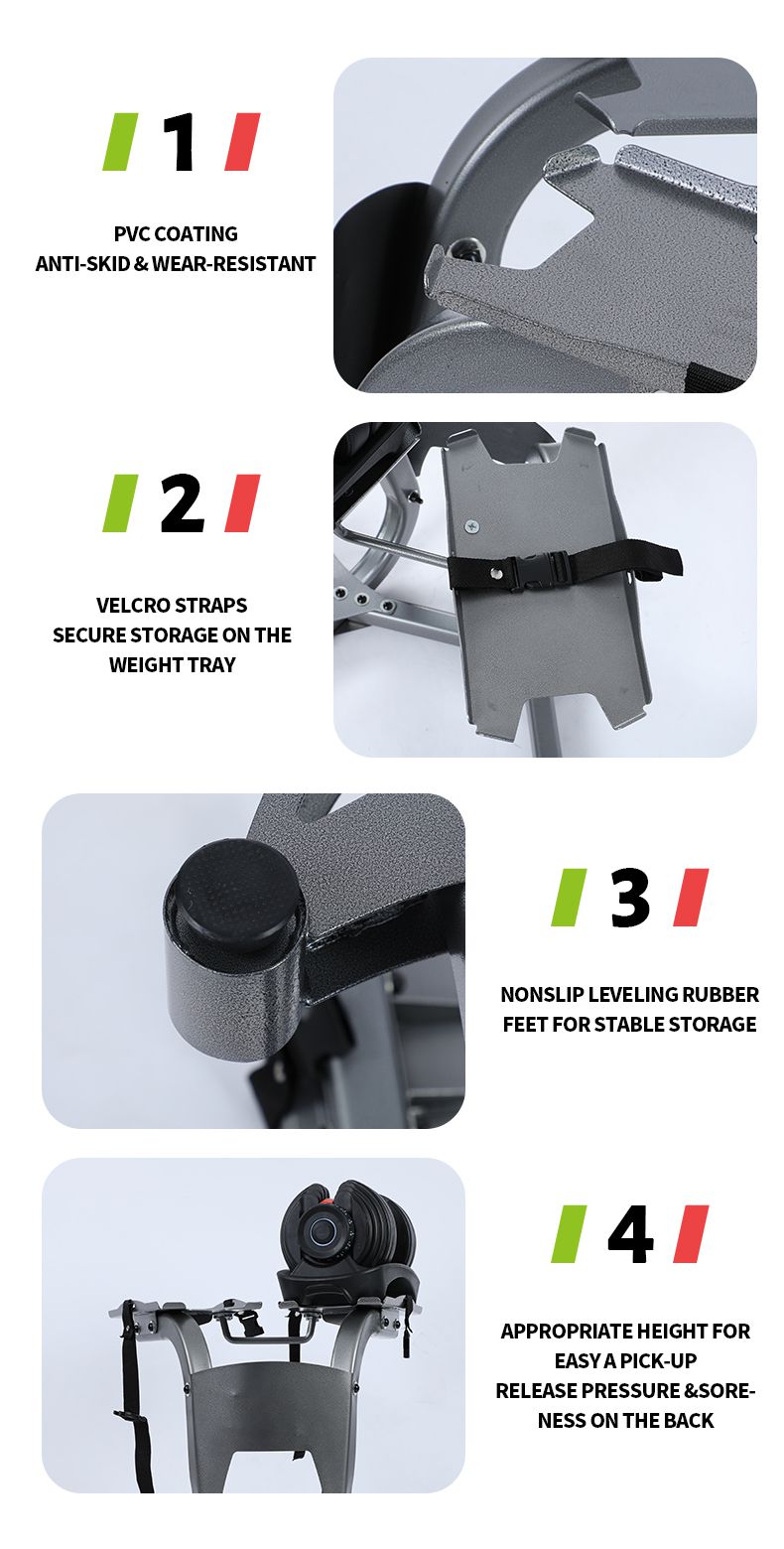 24 키로그램 조절 아령 랙 스탠드 24 키로그램 조절 아령 랙 스탠드