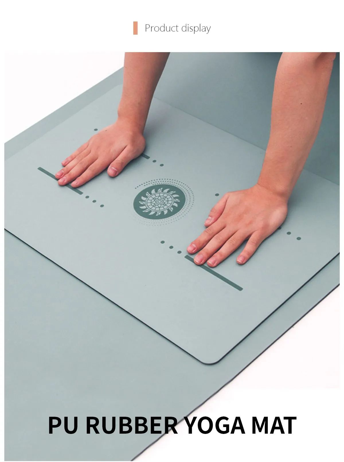 폴리 우레탄 휴대용 요가 매트 작은 요가 매트 폴리 우레탄 휴대용 요가 매트 작은 요가 매트