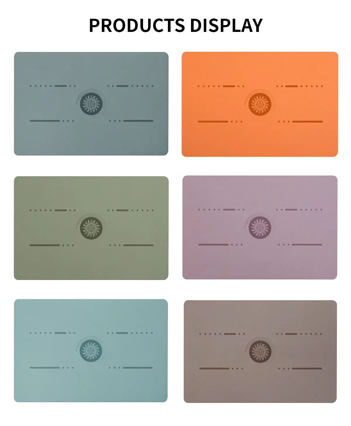 폴리 우레탄 휴대용 요가 매트 작은 요가 매트 폴리 우레탄 휴대용 요가 매트 작은 요가 매트