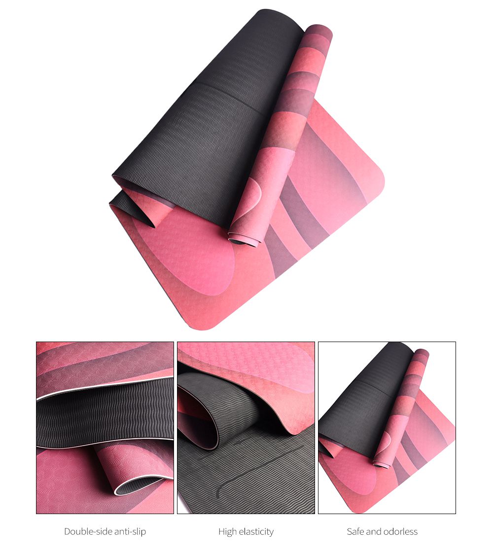 양면 레이저 인쇄 요가 매트