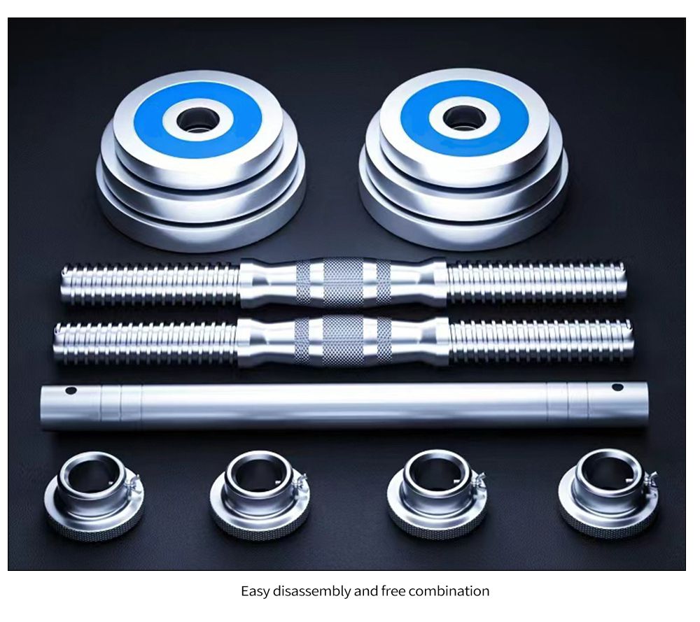 솔리드 스틸 바벨 콤보 키트