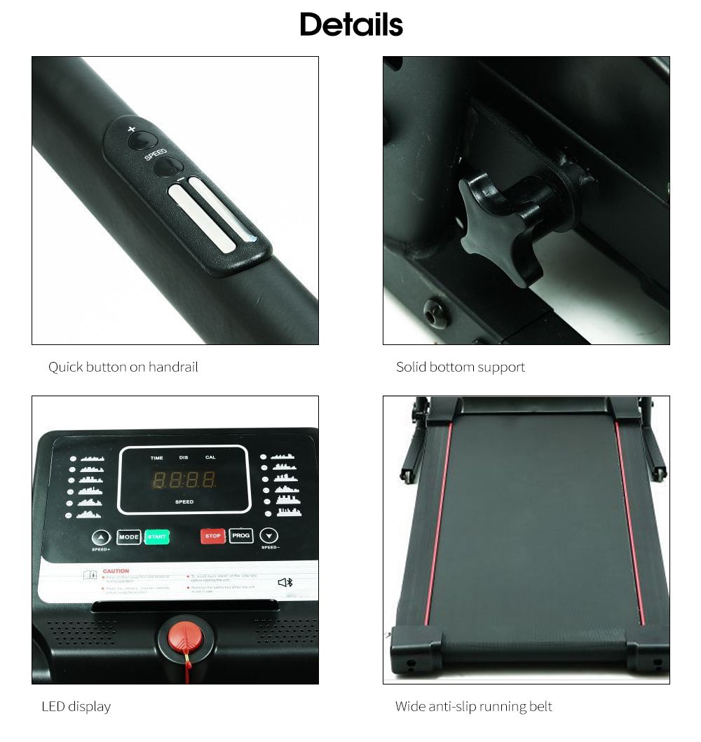 액정 디스플레이가있는 전기 워킹 러닝 조깅 피트니스 머신 액정 디스플레이가있는 전기 워킹 러닝 조깅 피트니스 머신