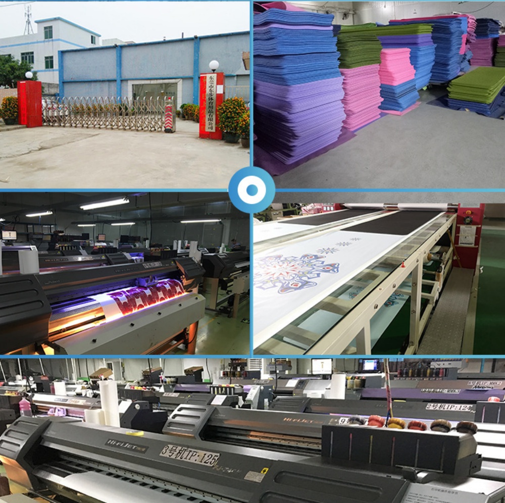 고품질 스웨이드 인쇄 요가 매트