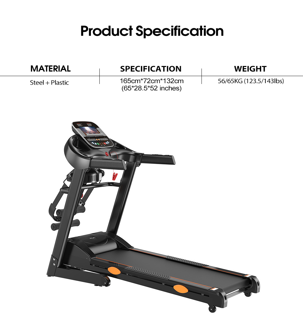 실내 체육관 운영하는 기계 다기능 접히는 전기 디딜방아 실내 체육관 운영하는 기계 다기능 접히는 전기 디딜방아