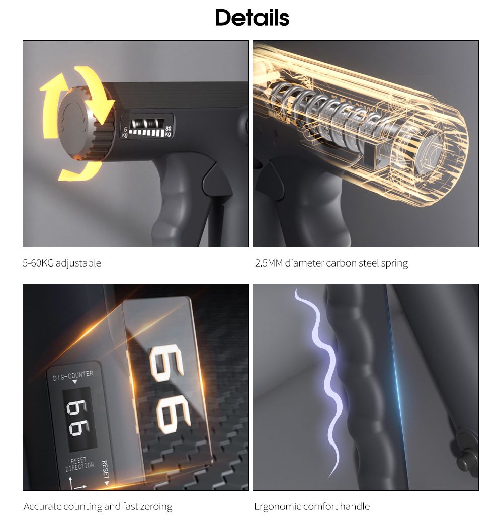 그립 강화제 디지털 그립 연습기 그립 강화제 디지털 그립 연습기