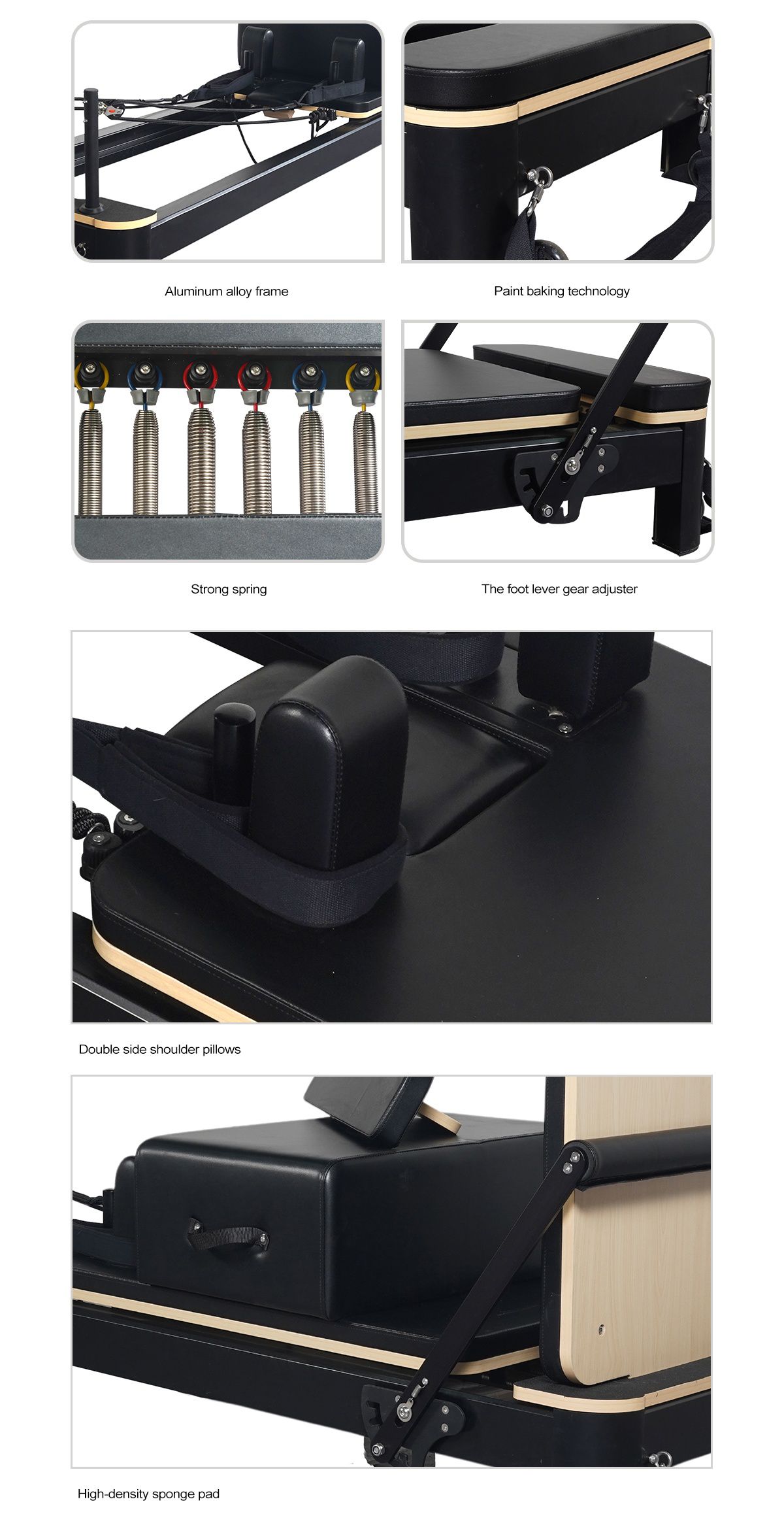 알루미늄 필라테스 개혁 기계 4.0 판매 알루미늄 필라테스 개혁 기계 4.0 판매