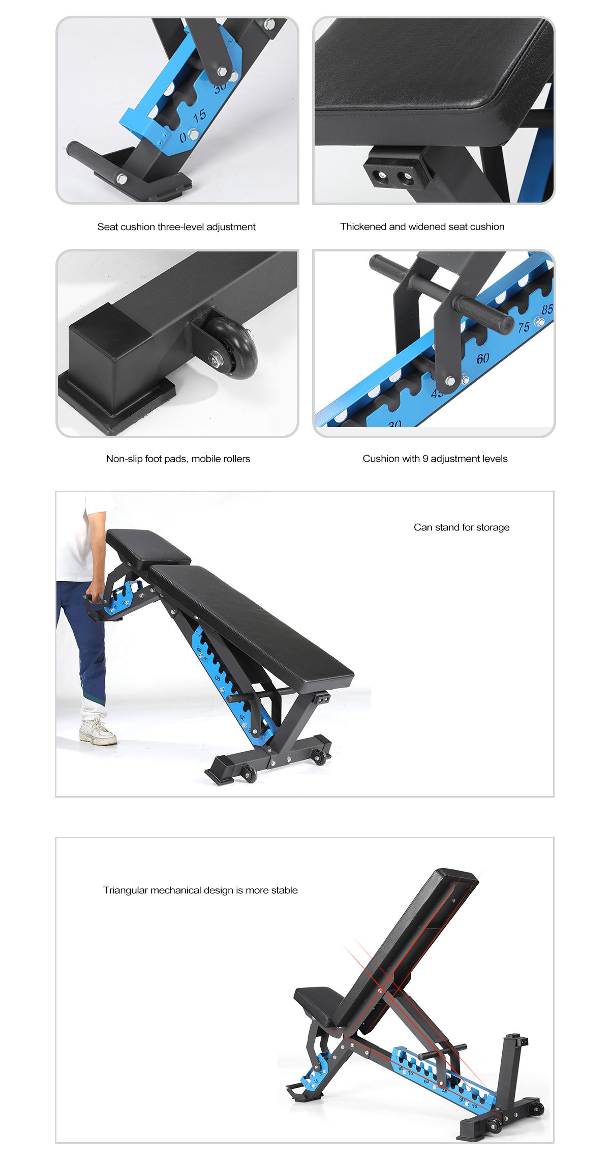 휴대용 체육관 벤치